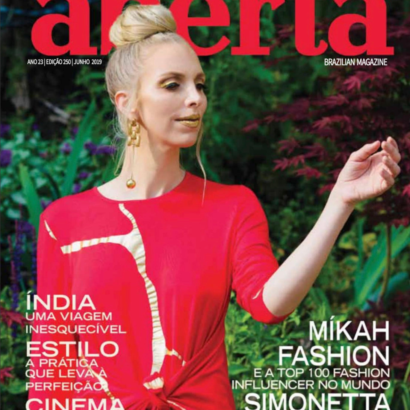 Mikah Fashion Makes the Cover of Linha Aberta
