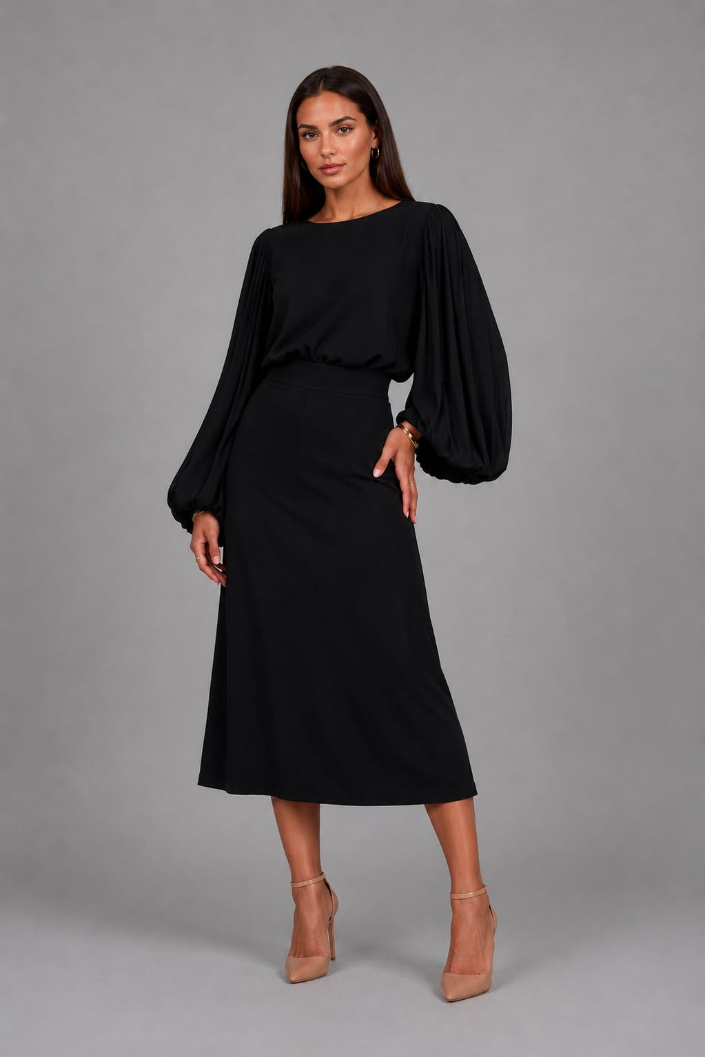 Haya Top In Black- Final Sale