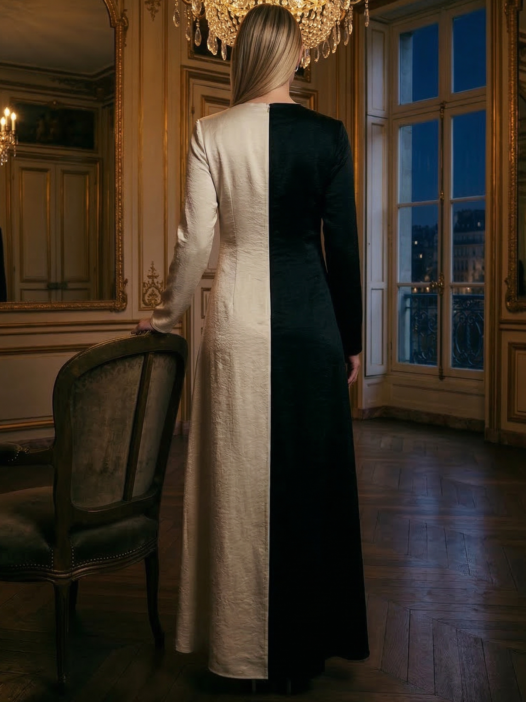 Noir & Blanc –The Duality Dress