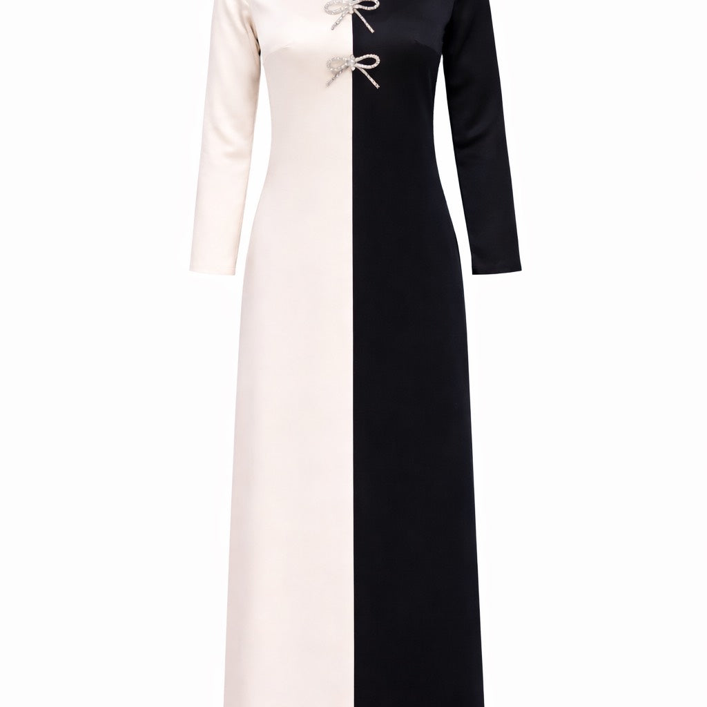 Noir & Blanc –The Duality Dress