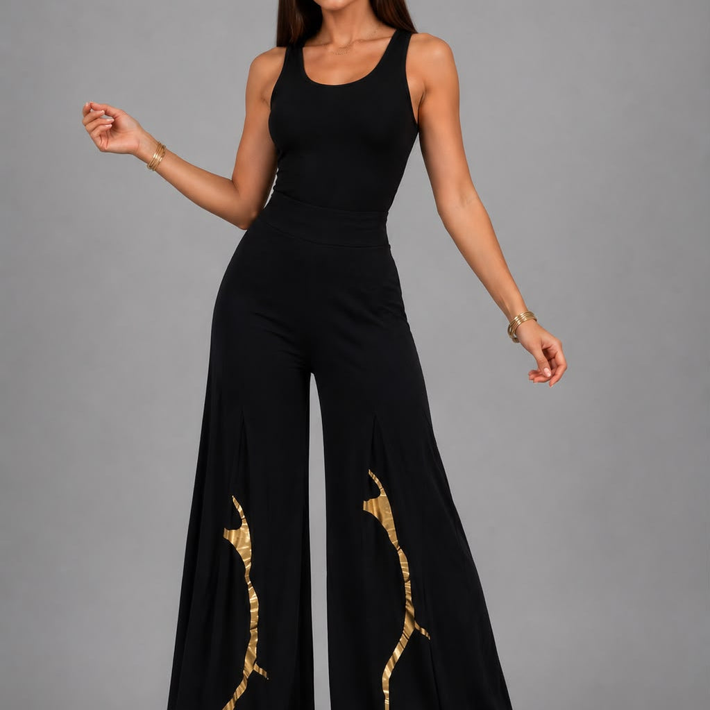 Palazzo Kintsugi Pants- Final Sale