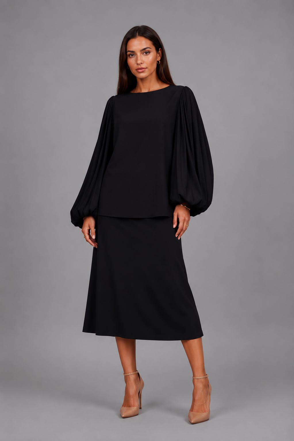 Haya Top In Black- Final Sale