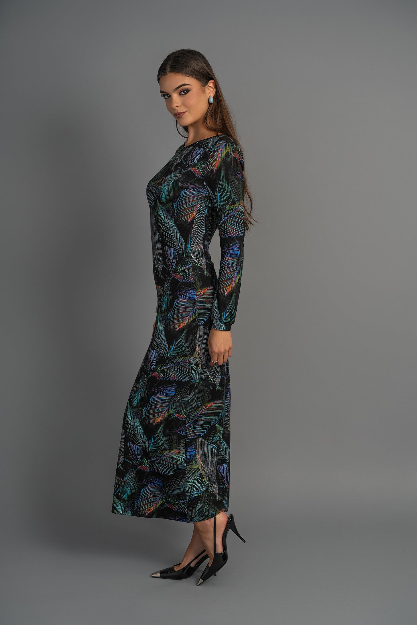 Neon jungle Layka Maxi dress