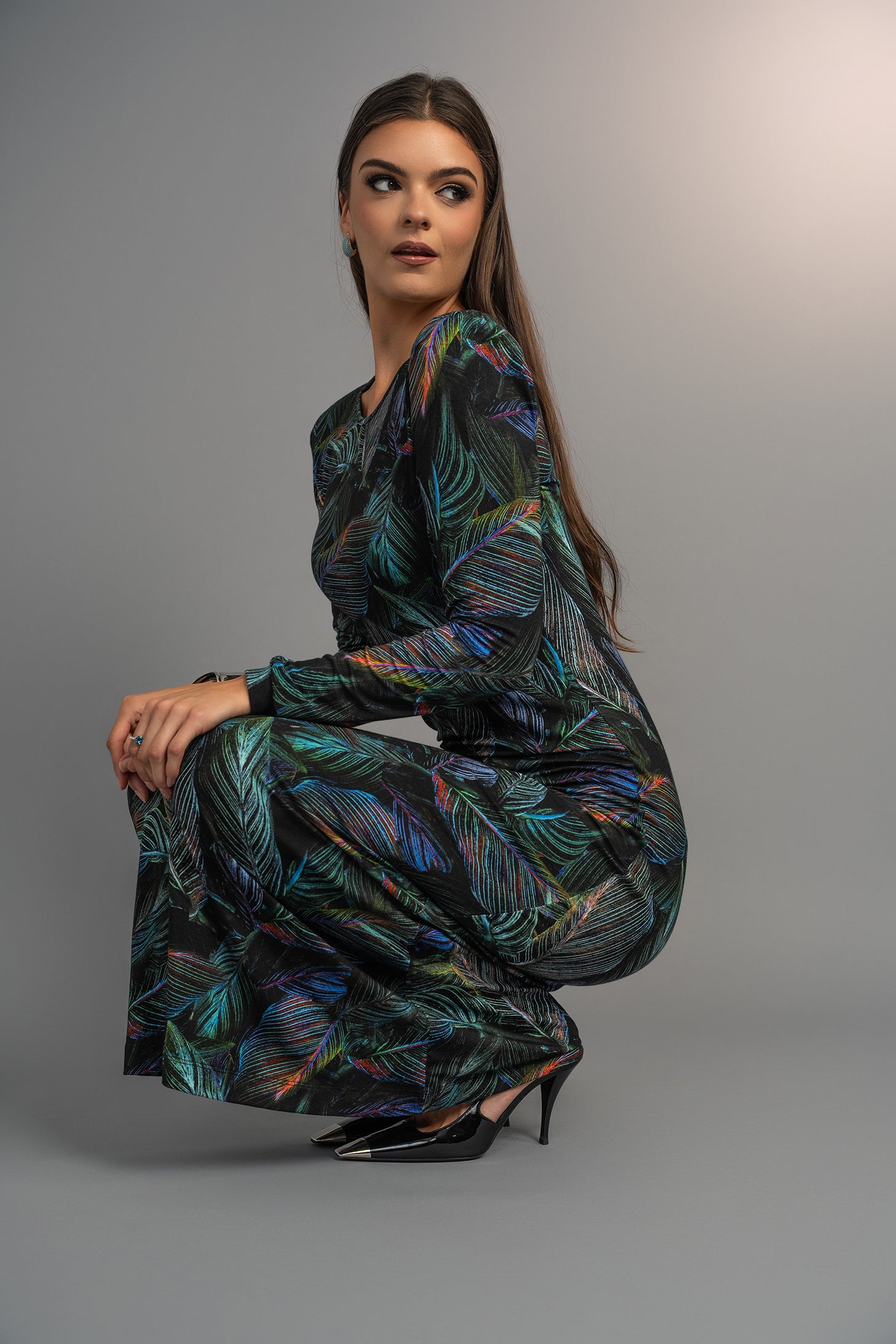 Neon jungle Layka Maxi dress
