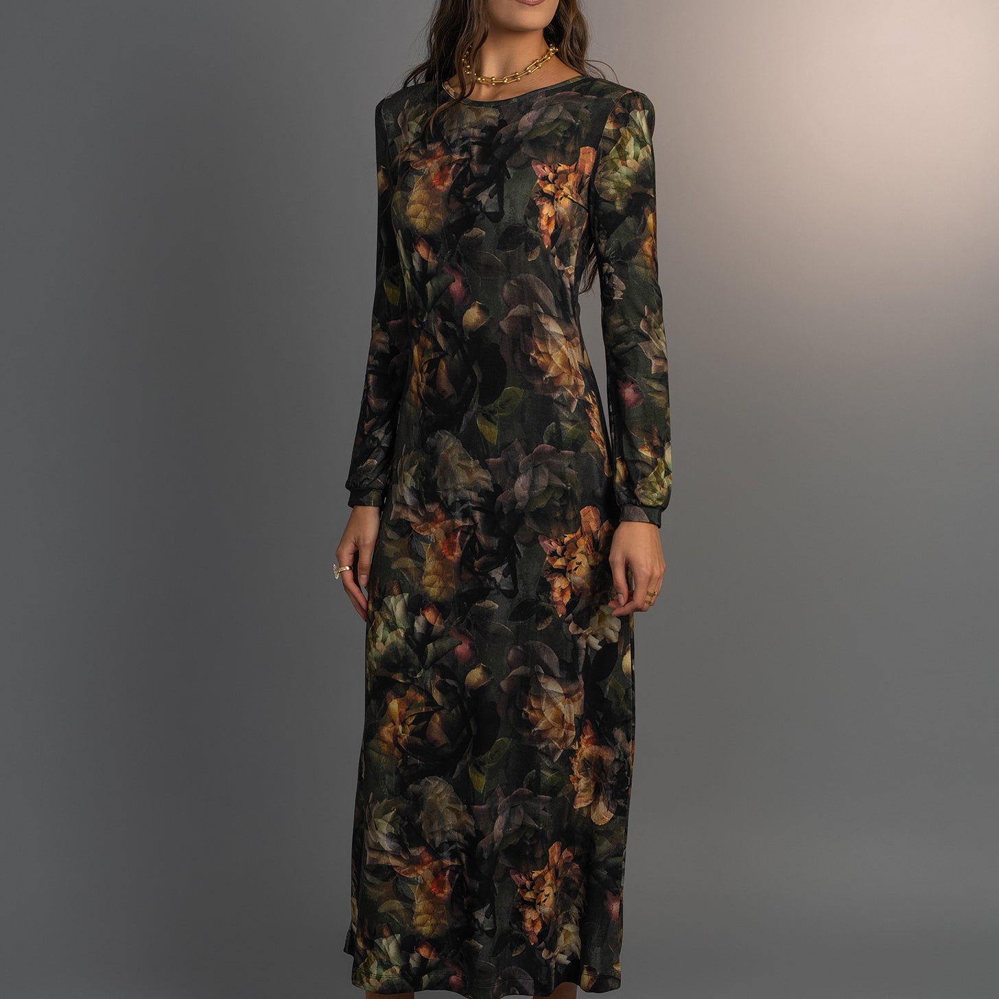 Midnight Blooms Layka Maxi Dress