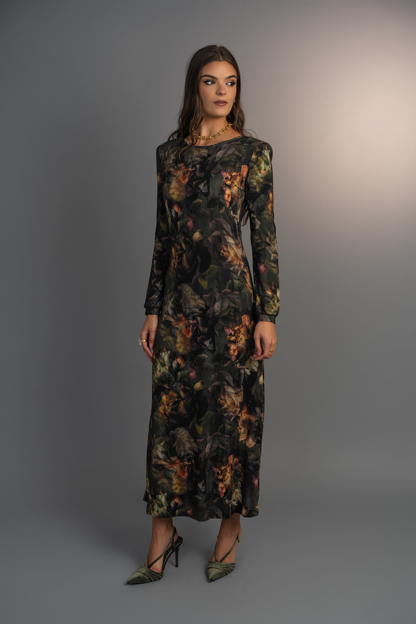 Midnight Blooms Layka Maxi Dress