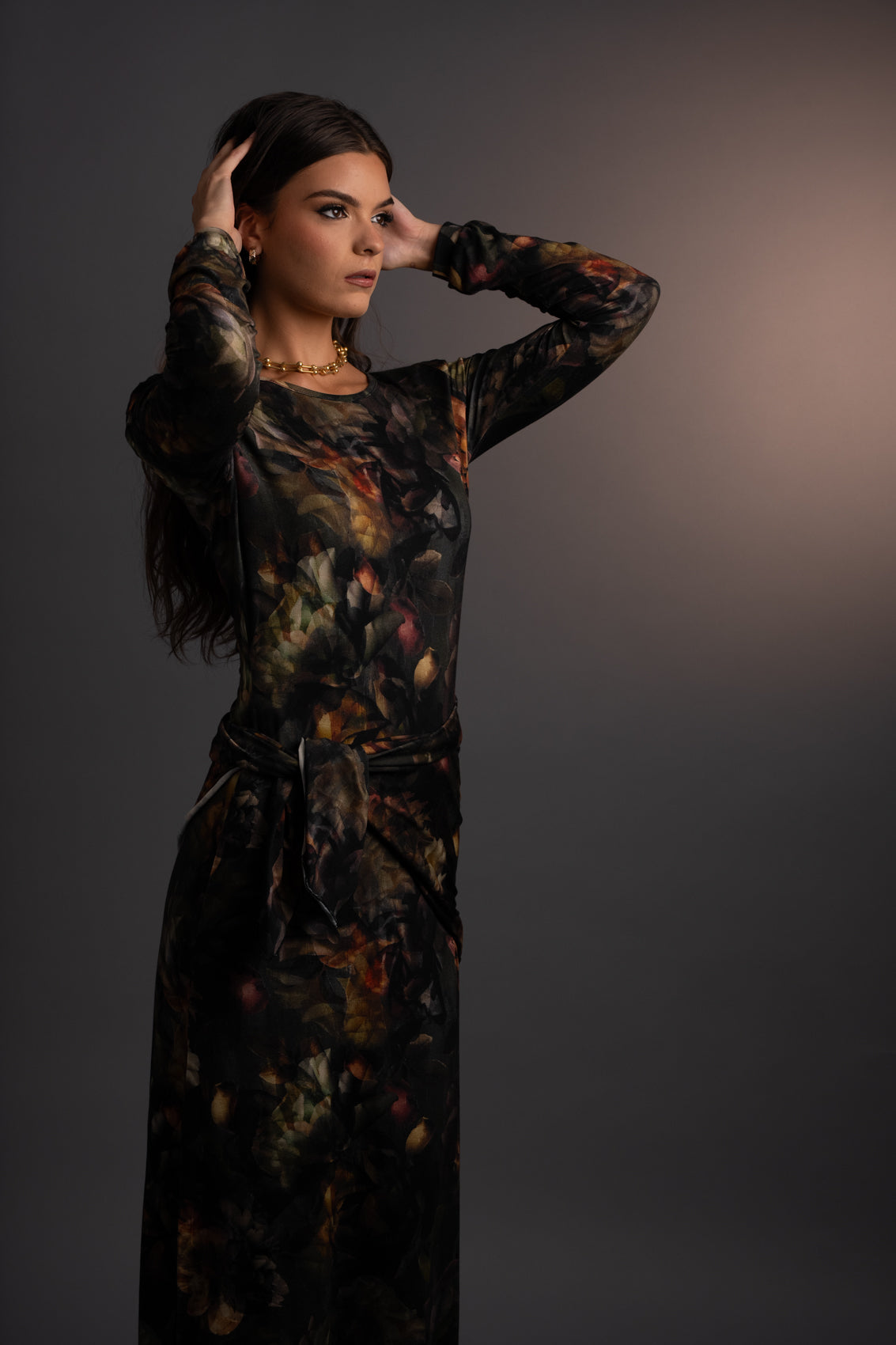Midnight Blooms Layka Maxi Dress