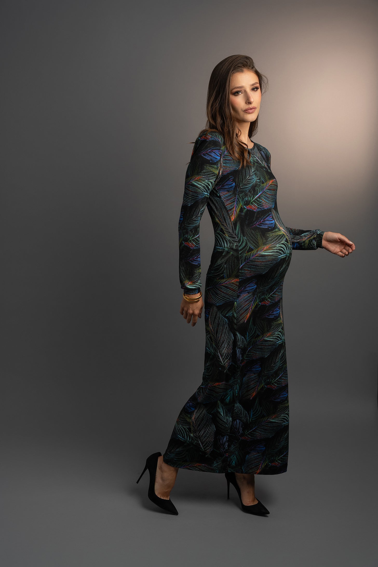 Neon jungle Layka Maxi dress
