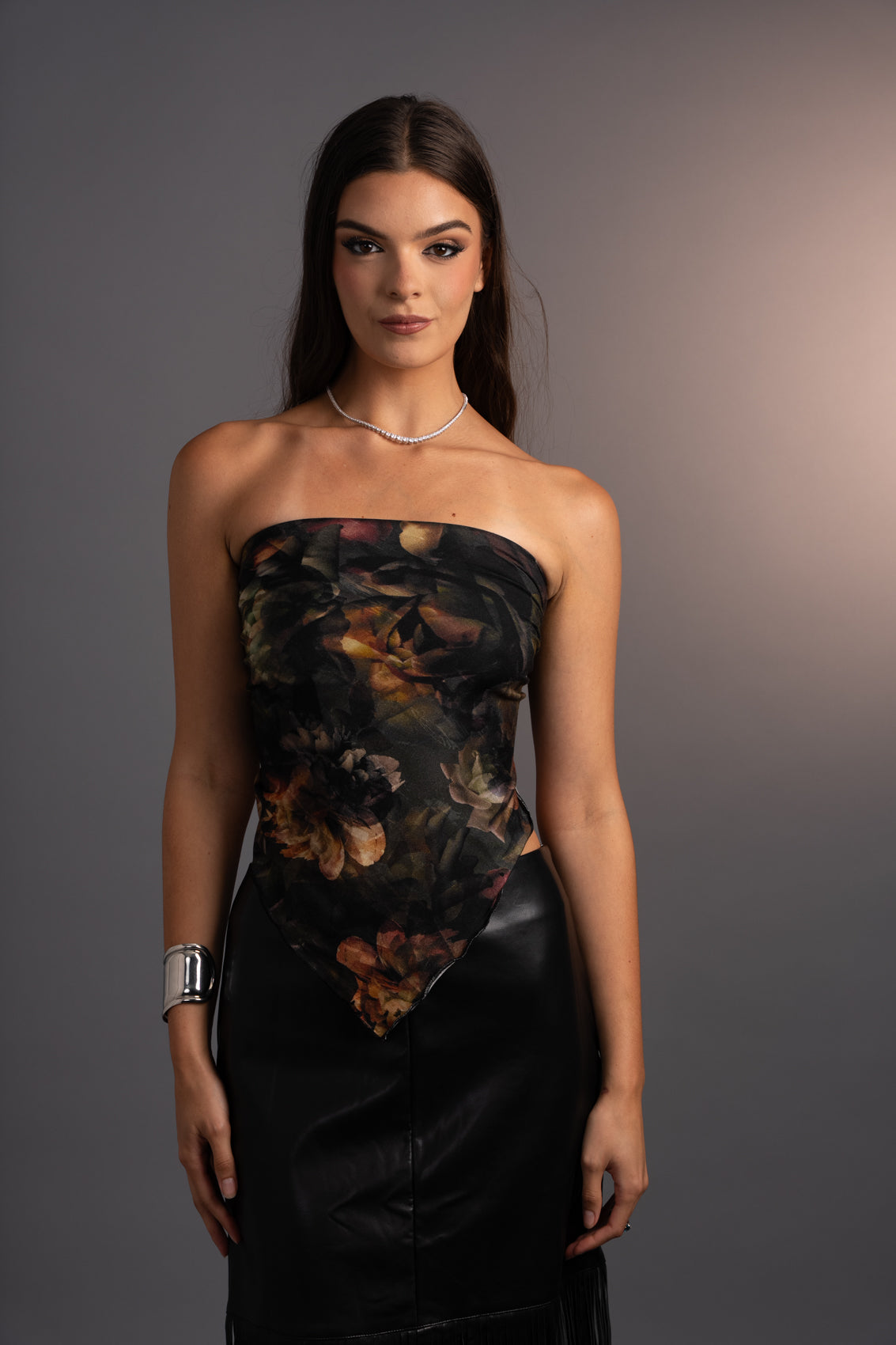 Midnight Blooms Scarf
