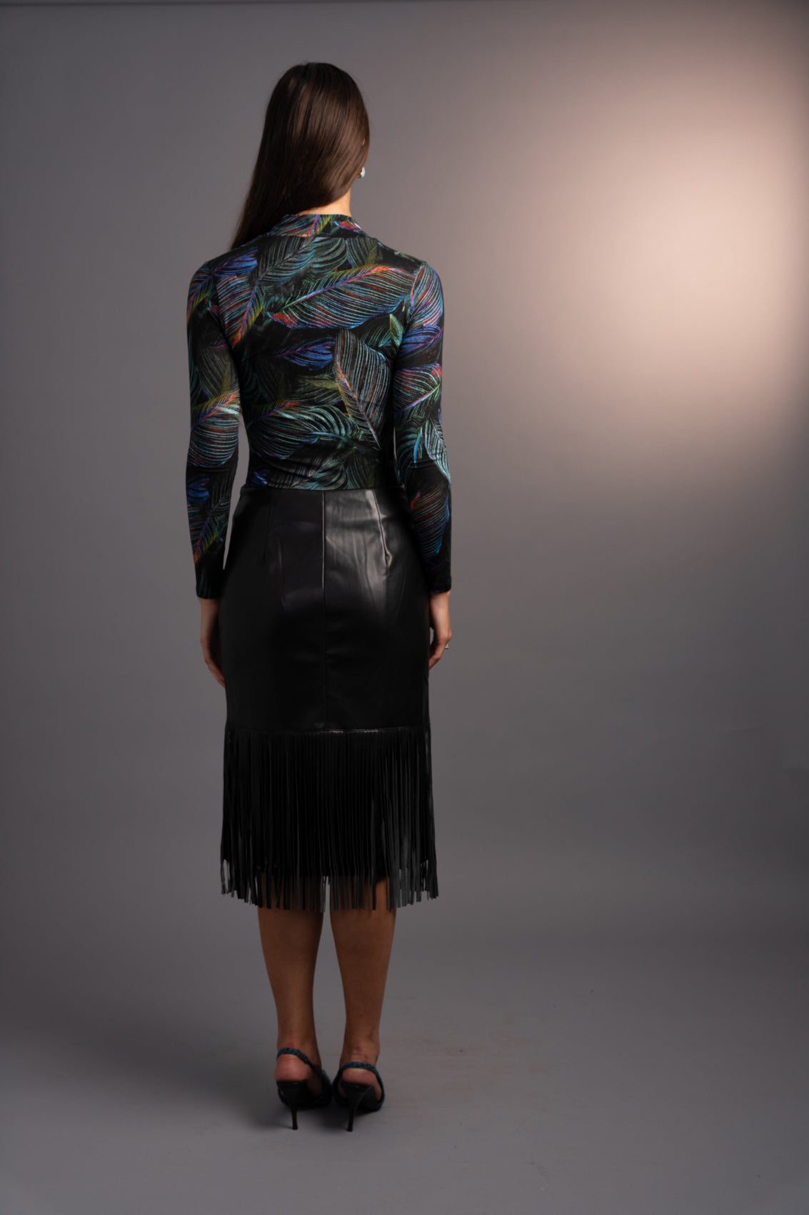 Neon Jungle Mock Neck