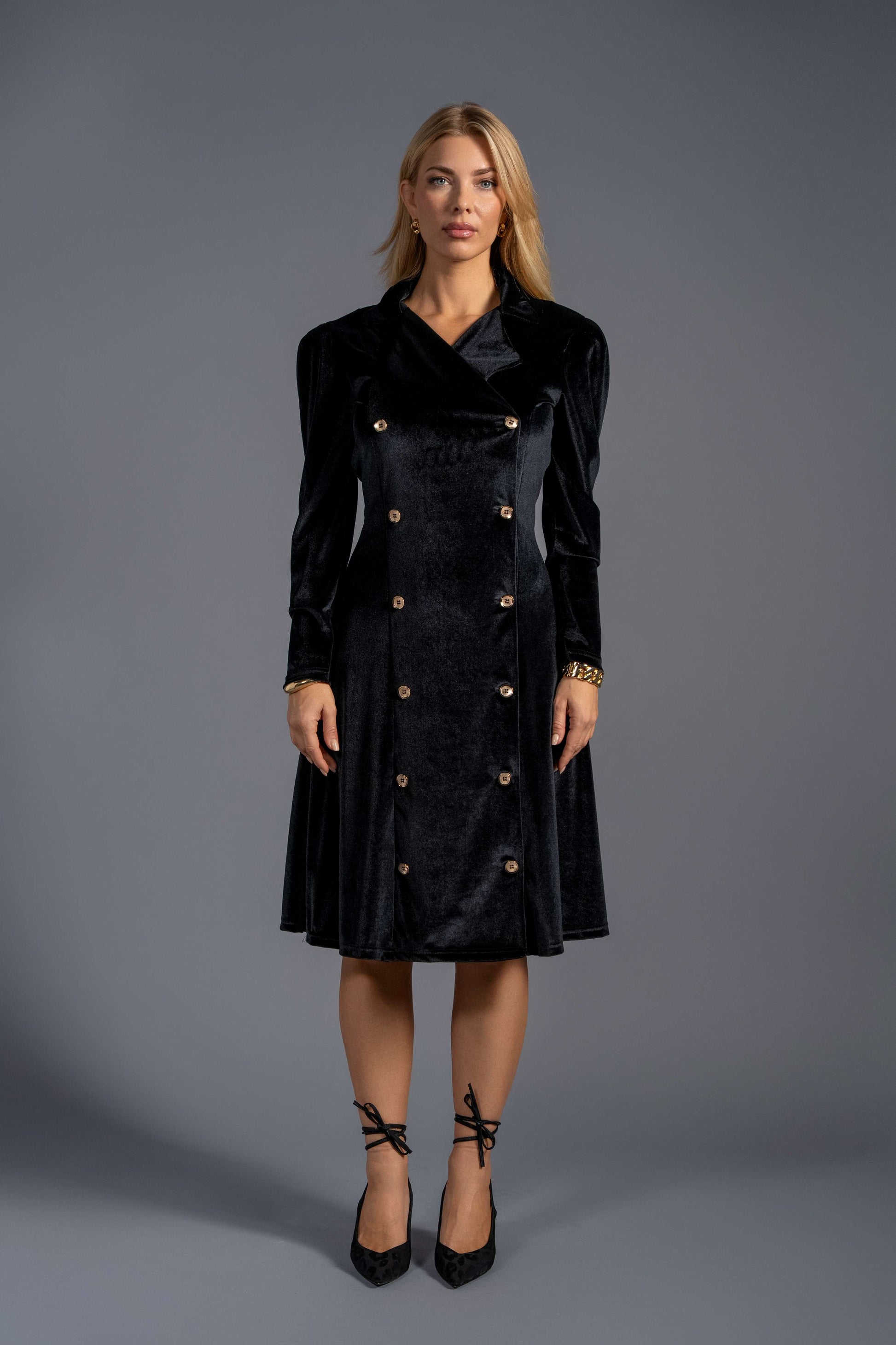 Bara Velvet Blazer Dress