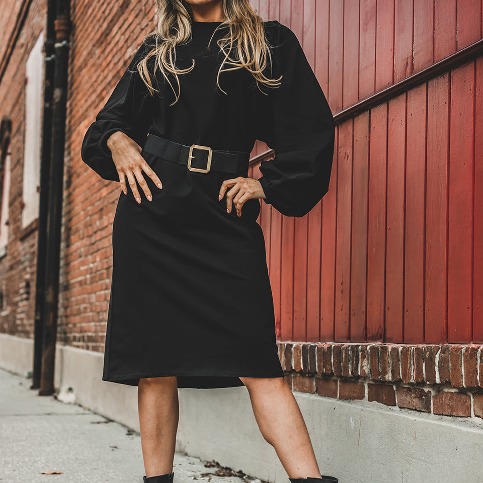 Emica Dress (Cotton) Black