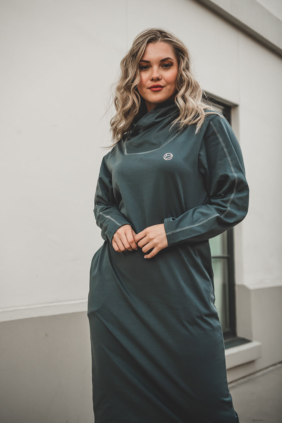 Miya Dress (COTTON) Grey