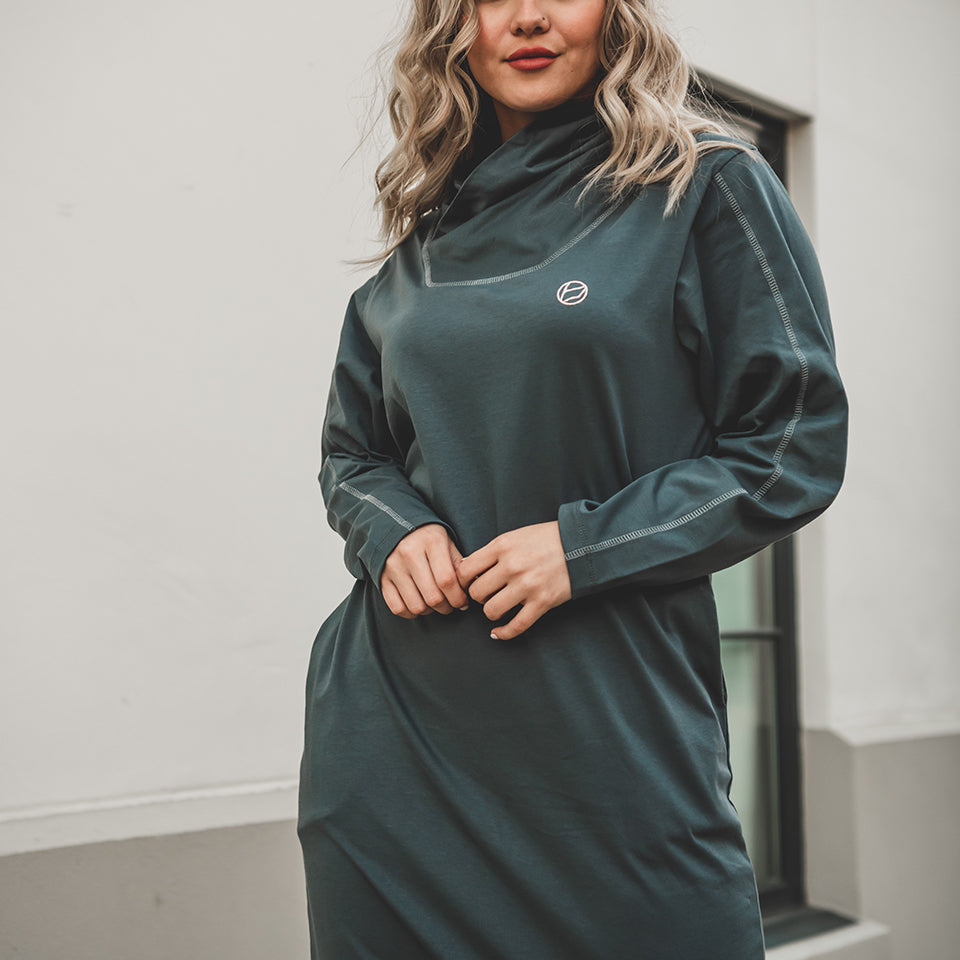 Miya Dress (COTTON) Grey