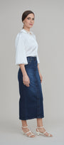 Sweeney Blue Stretch Denim Skirt