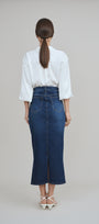 Sweeney Blue Stretch Denim Skirt