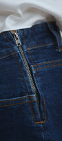 Sweeney Blue Stretch Denim Skirt