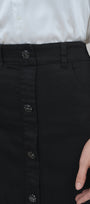 Black Diamond Stretch Denim Skirt