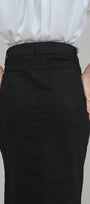 Black Diamond Stretch Denim Skirt