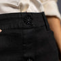 Black Diamond Stretch Denim Skirt