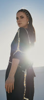 Short Charcoal Indigo Kintsugi 3 Way Maxi *Limited Edition*