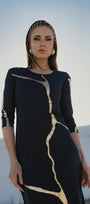 Short Charcoal Indigo Kintsugi 3 Way Maxi *Limited Edition*