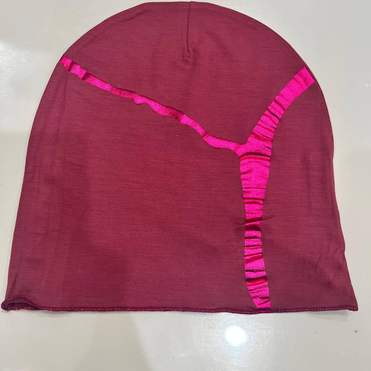 Kintsugi Beanie in Pink and Pink