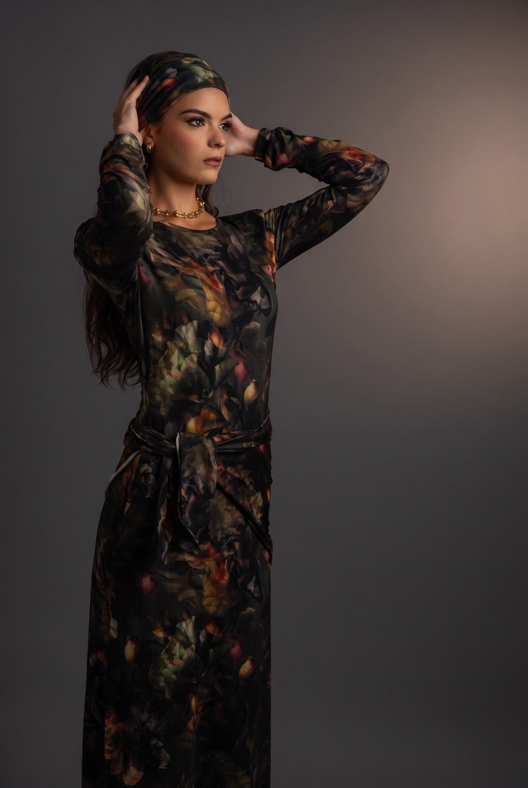 Midnight Blooms Comfort Headband