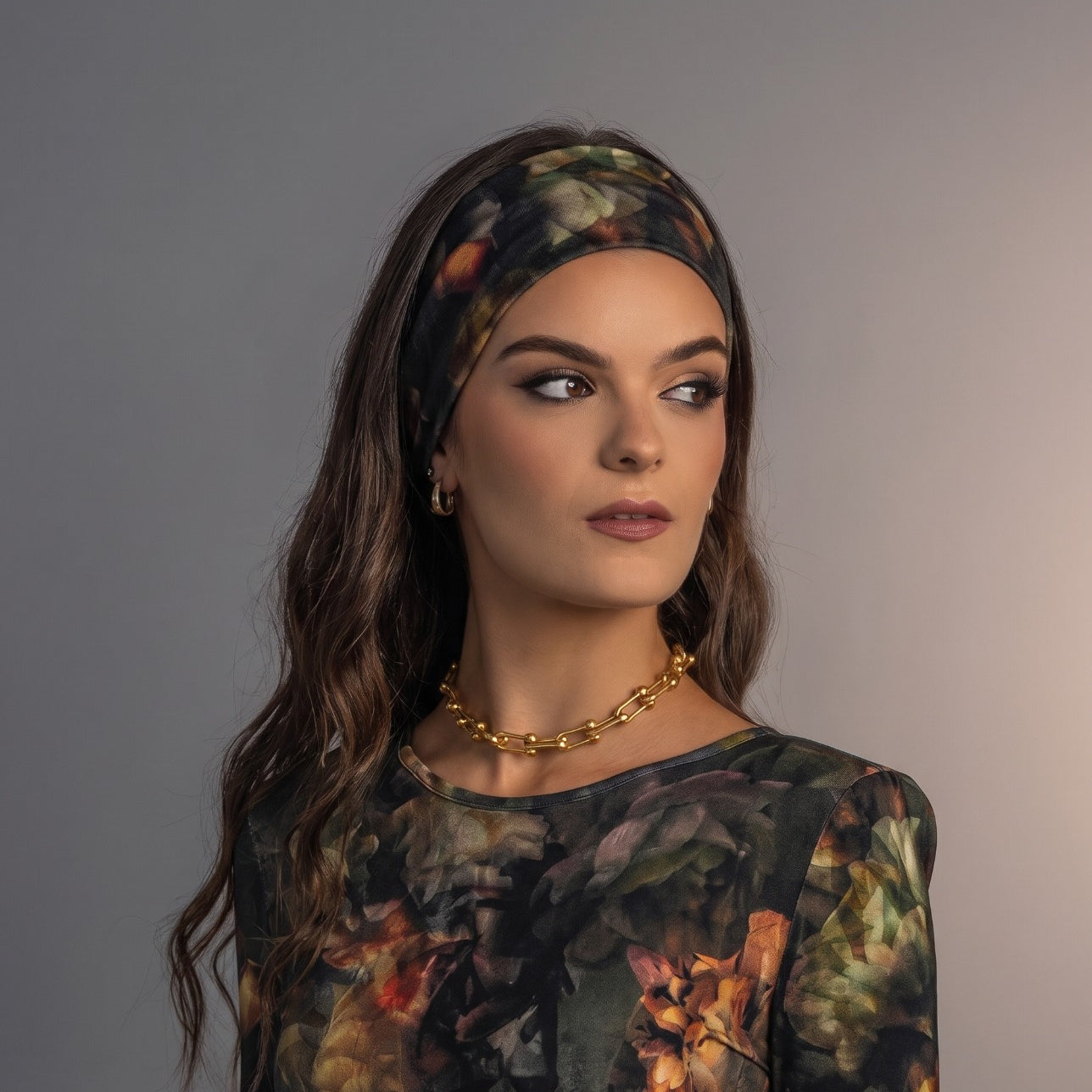 Midnight Blooms Comfort Headband