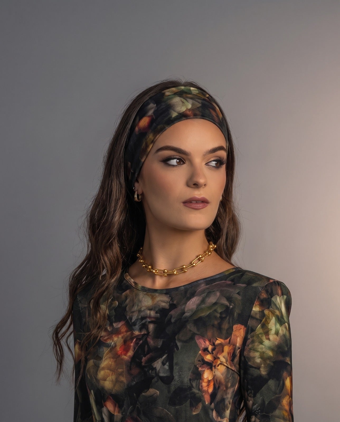 Midnight Blooms Comfort Headband