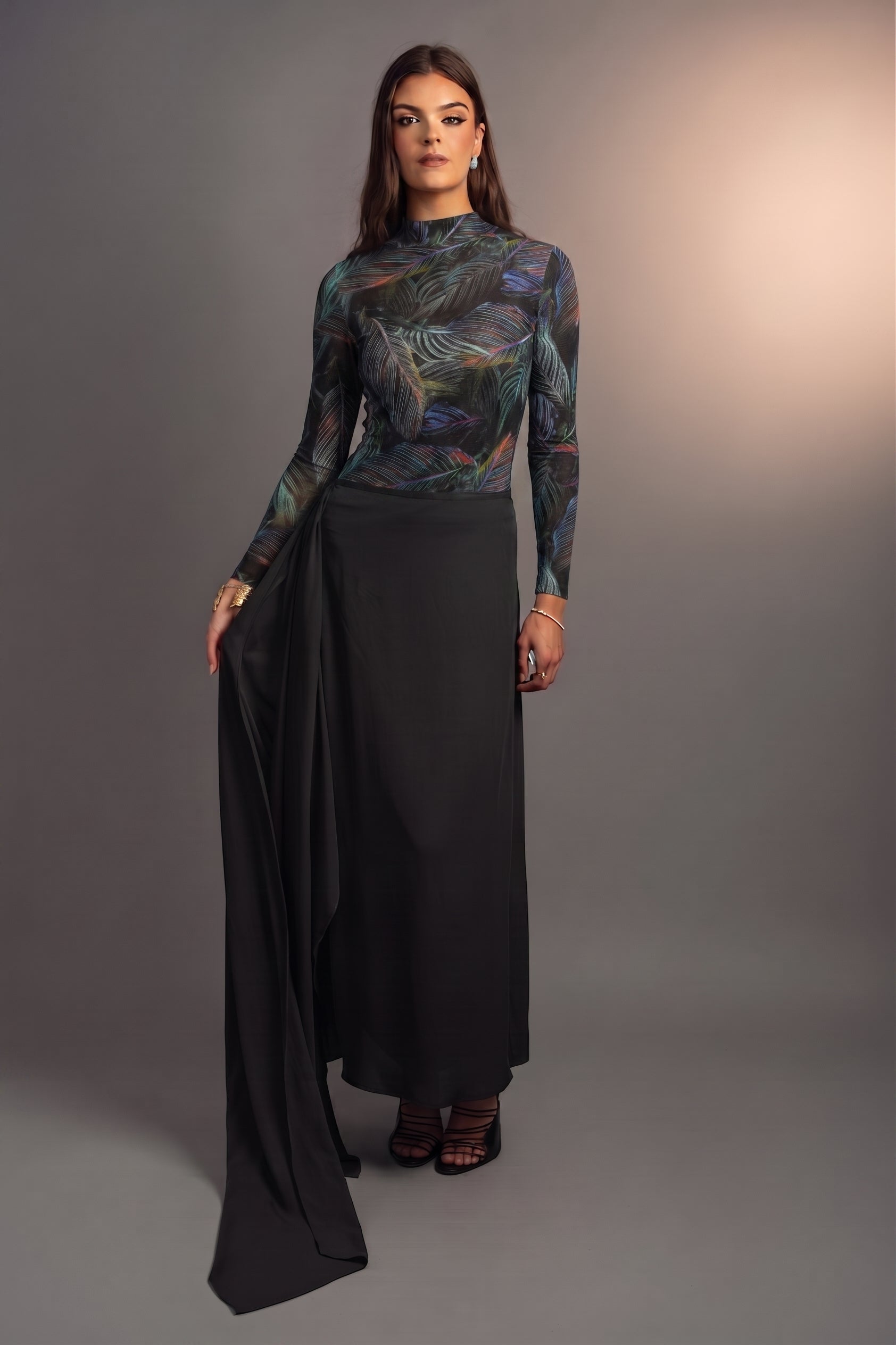 The Windsor Wrap Skirt – Black