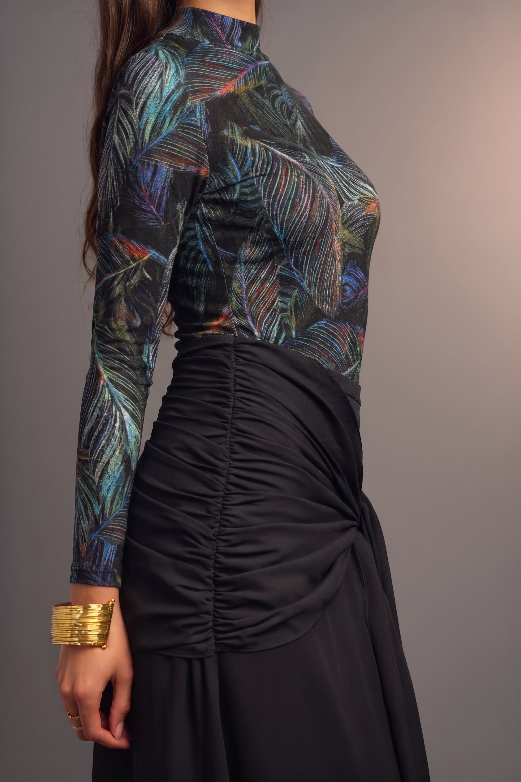 The Windsor Wrap Skirt – Black