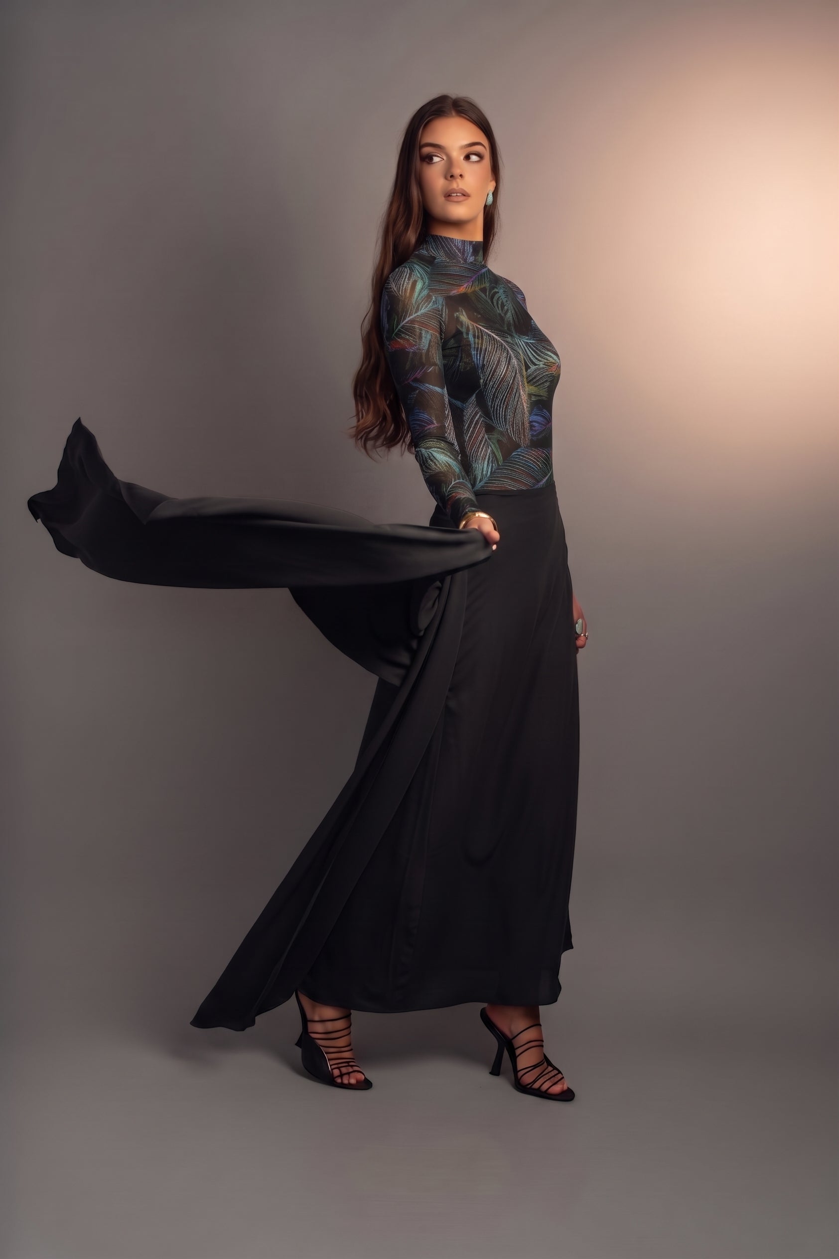 The Windsor Wrap Skirt – Black