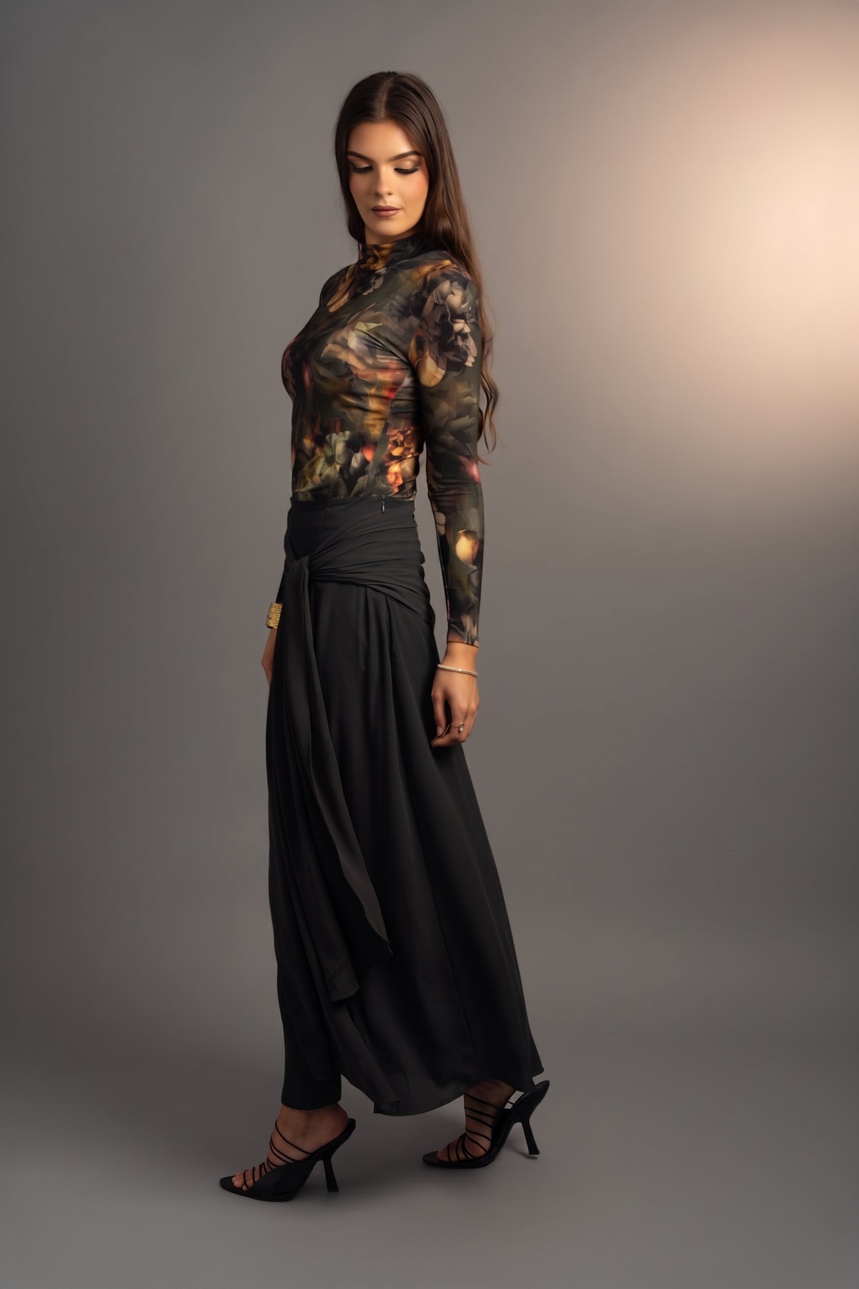The Windsor Wrap Skirt – Black