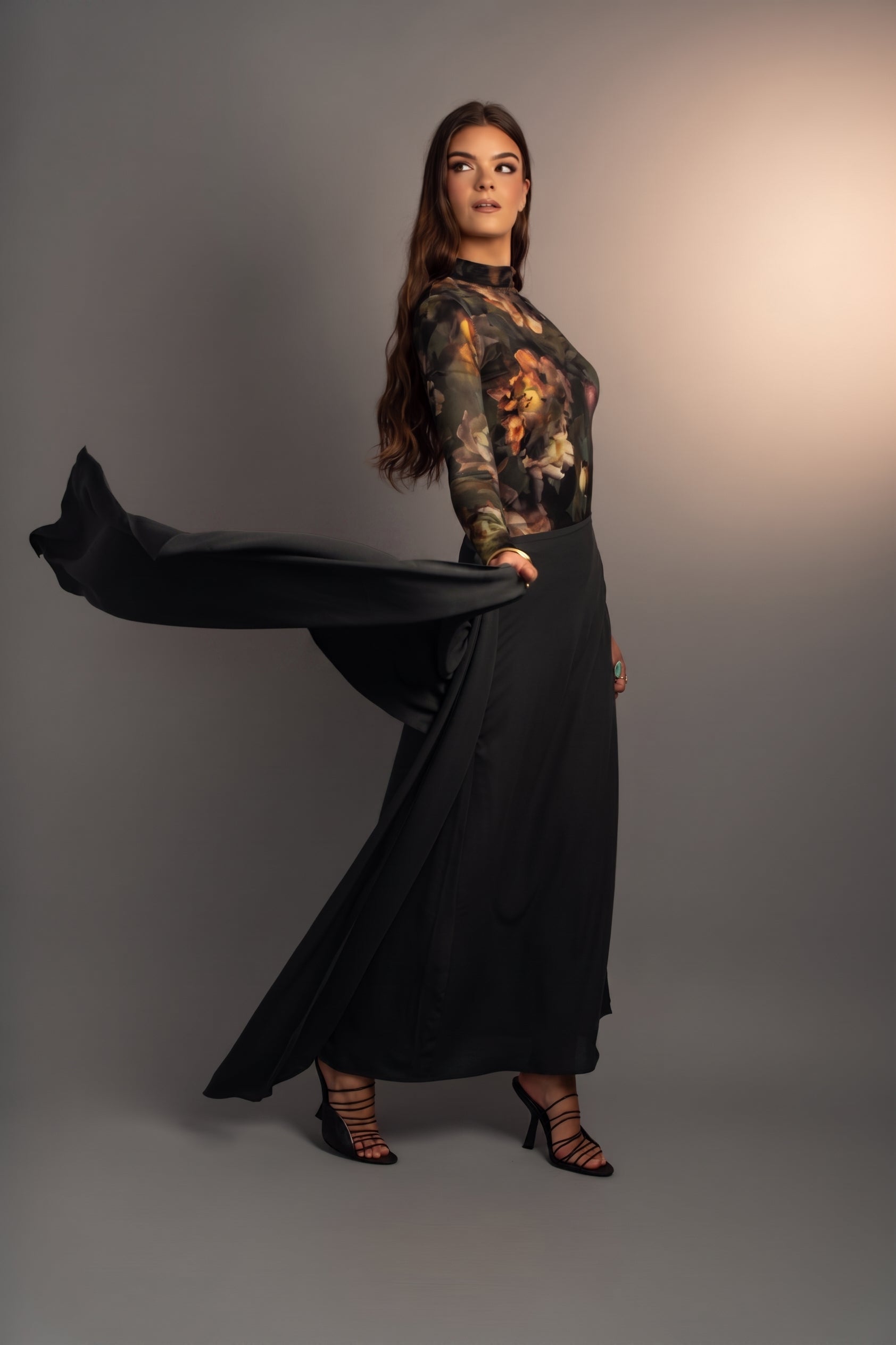 The Windsor Wrap Skirt – Black