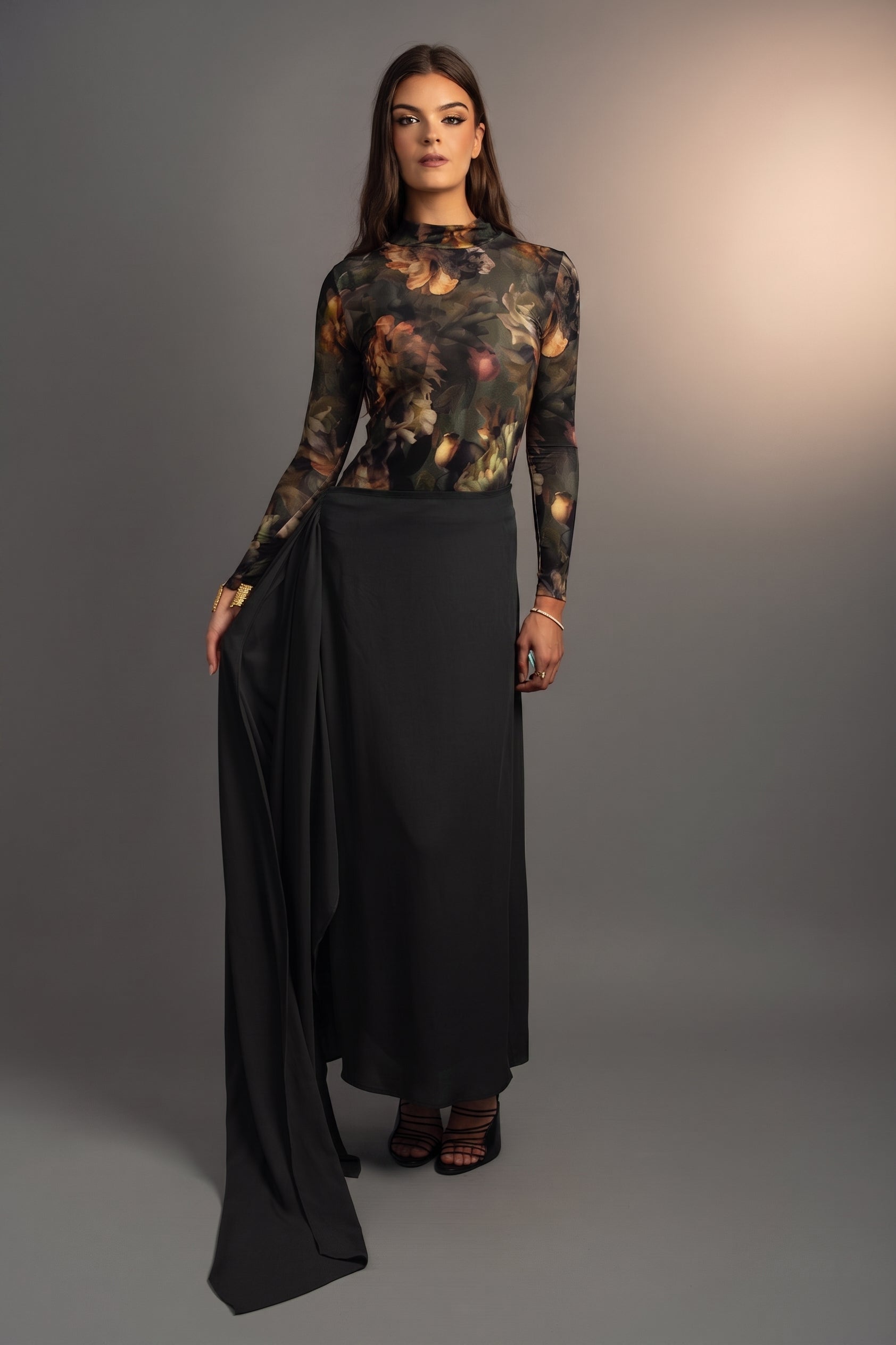 The Windsor Wrap Skirt – Black