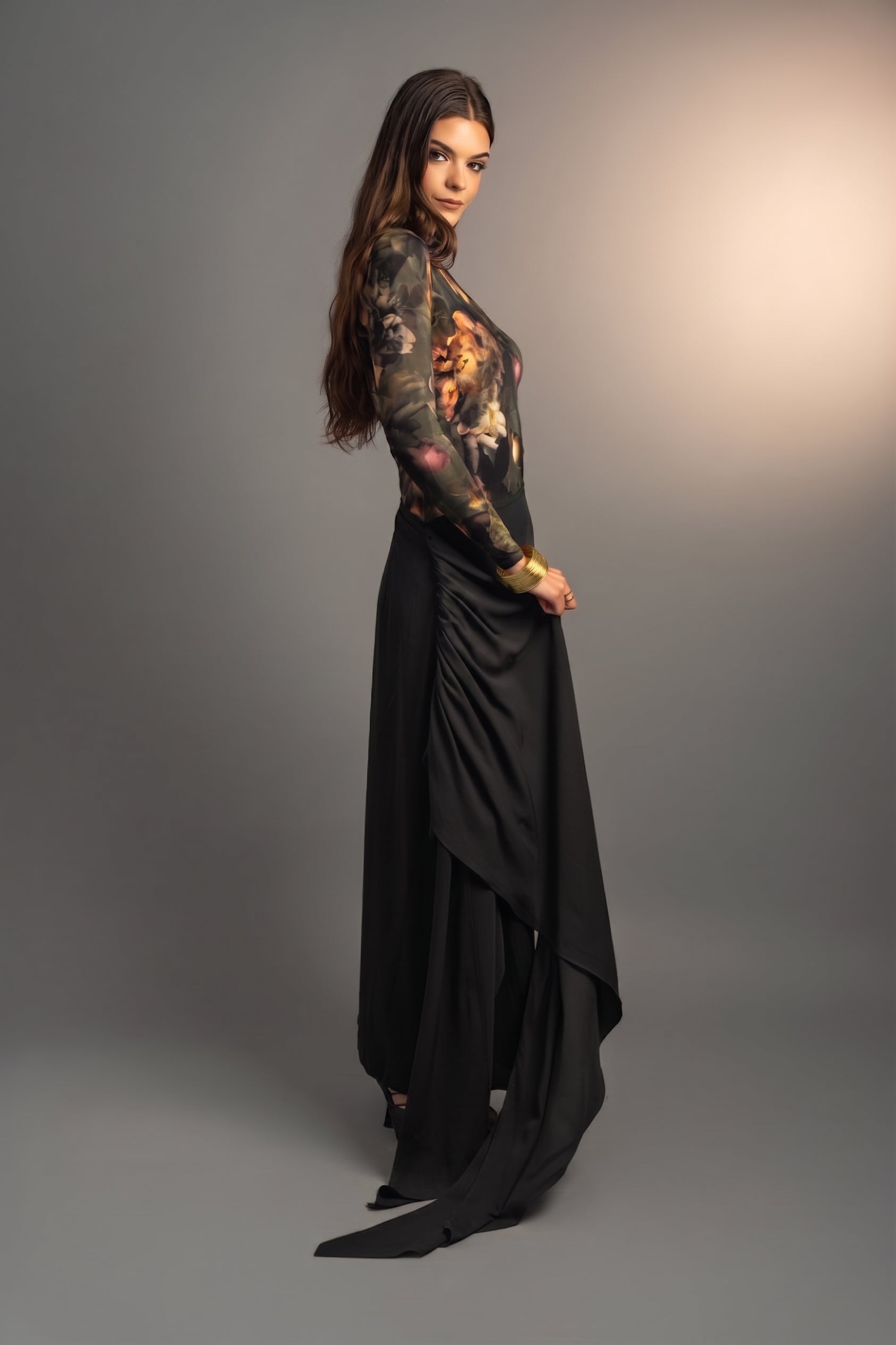The Windsor Wrap Skirt – Black