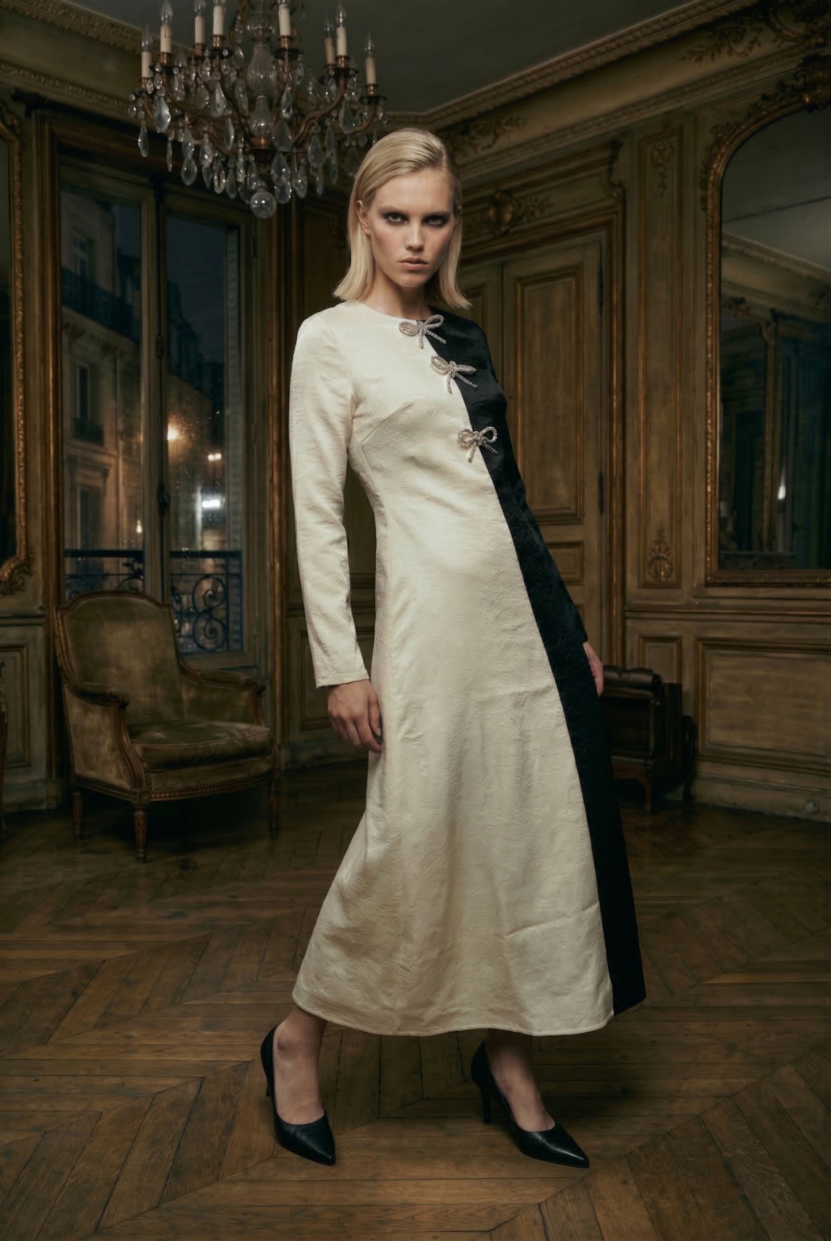 Noir & Blanc –The Duality Dress