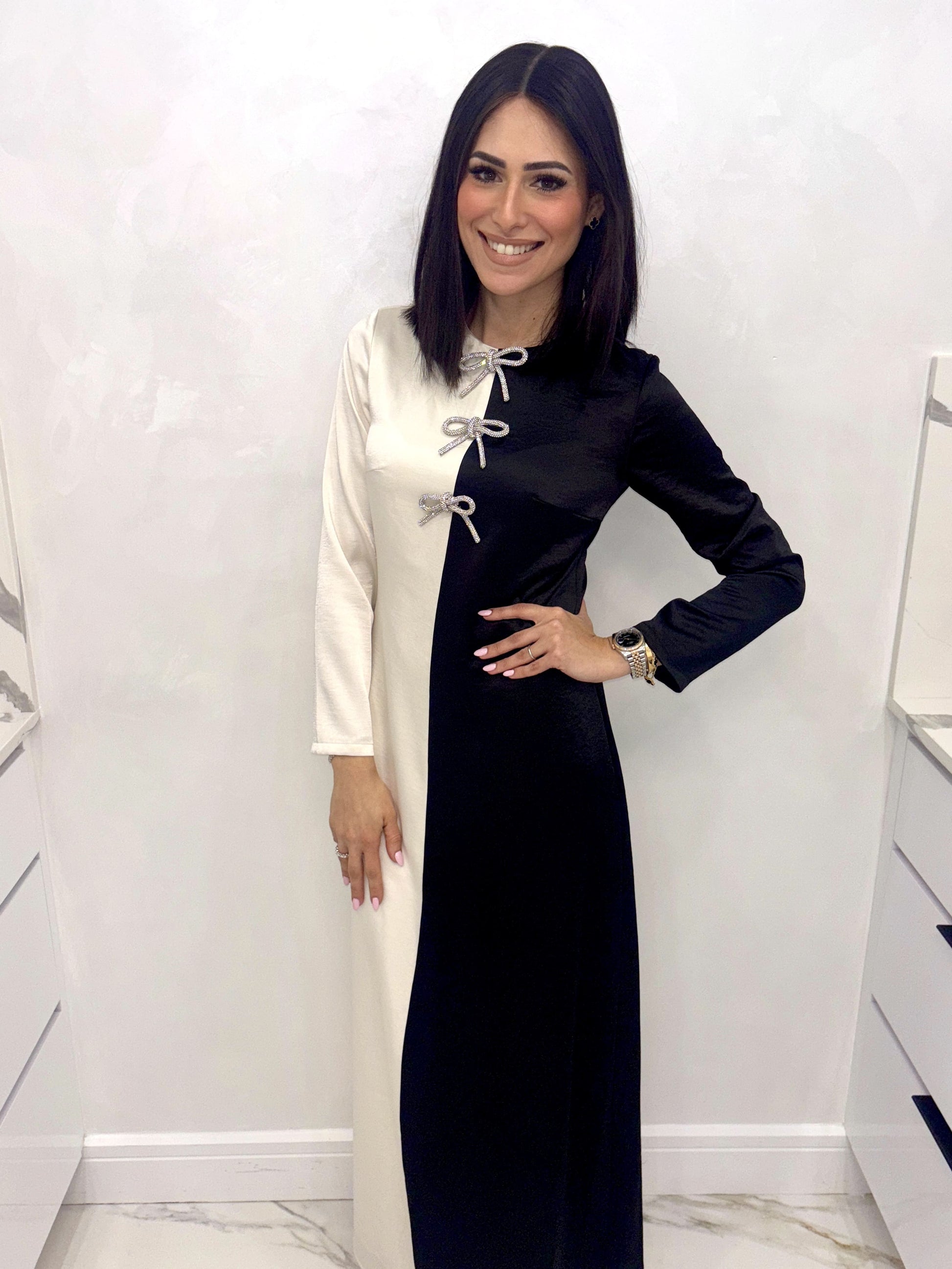 Noir & Blanc –The Duality Dress