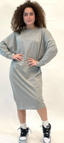 The Logo Dress Heather Grey